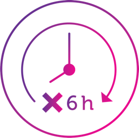 Do not make up a missed dose within 6 hours of the next scheduled dose